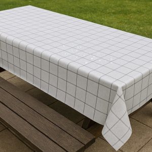 19 Wipe Clean PVC Vinyl Tablecloth Waterproof Oilproof Plastic Table Cover For Outdoor Picnic Patio Tables