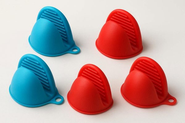 27 Mini Silicone Oven Mitts Heat Resistant Pinch Mitts Finger Protectors For Quick Hot Plate Handling Set of 4